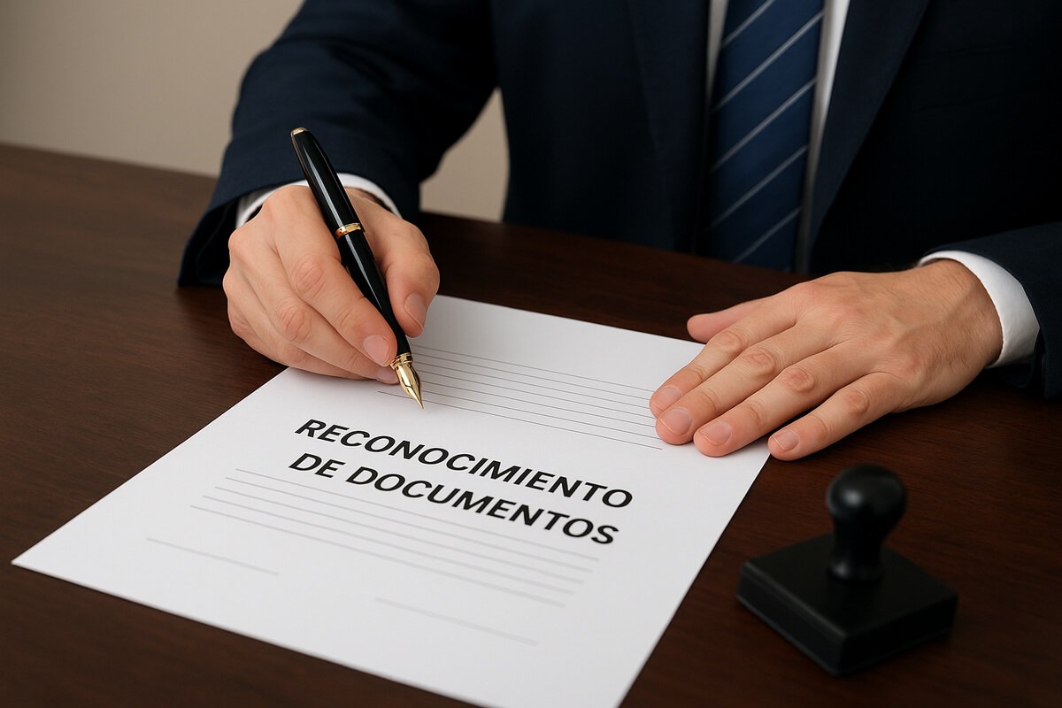 reconocimiento o validacion de documentos